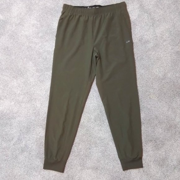 Unipro Qwick Dry Track Pants Olive Green Men's Joggers size M - Picture 1 of 4